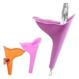 Orinal Urinal Femenino Portátil Silicona Reutilizable 1pz F