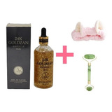 Serum 24k Goldzan + Rodillo Facial D Jade + Diadema Skincare