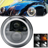 Faros Led 7 Pulgadas Ronda Ojo Wrangler Jeep Vocho