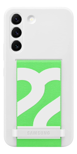 Funda Original Con Correa Para Samsung Galaxy S22 Blanco