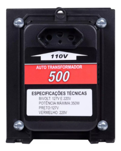 Auto Transformador 500va 110 220v220 110v Potencia 350 Watts