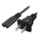 Cable De Poder Tipo 8 Interlock Lord Computer Q-605 Negro