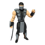 Figura Juguete Mortal Kombat Smoke Gris