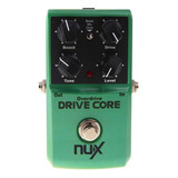 Pedal Efecto Para Guitarra Nux Drive Core Color Verde