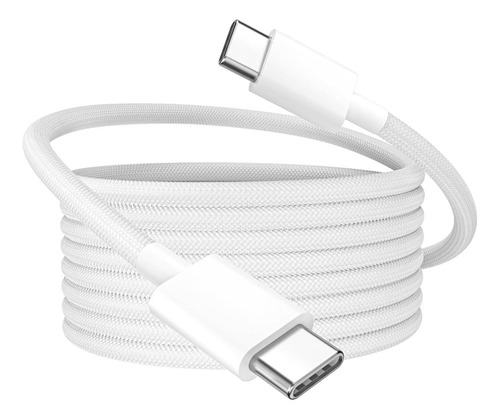 Cable Para iPhone 15 Nylon 2m Carga Rapida 60w 5a