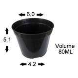 200 Vasos Pote 6 Para Mini Plantas Cactos E Suculentas