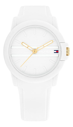 Reloj Tommy Hilfiger Para Mujer De Silicona 1782687 Ss