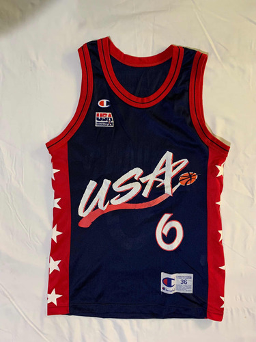 Camiseta Nba Retro Champion Usa Auténtica