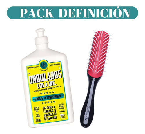 Pack Definicion Lola Cosmetics Crema De Peinar Ondulados