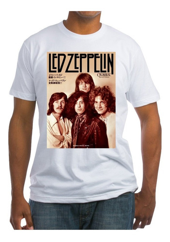 Playera Led Zeppelin Diseño 45 Grupos Musicales Beloma