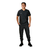 Uniforme Quirúrgico Hombre Negro Slim Hidrofobico Smc