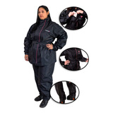 Conjunto Capa De Chuva Nylon Feminina Pioneira Plus Size 