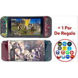 Protector Case Acrílico Nintendo Switch Diseño 006 + Grips