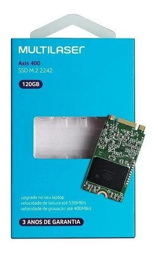 Ssd 120gb M.2 2242 Sata Axis 400 Ss104  Multilaser