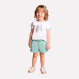 Conjunto Milon Infantil Juvenil Menina Short E Blusa Bailari