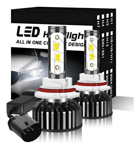 Para Qcd Kit Faros Led 9007 60000lm For Chrysler Haz Alta Y