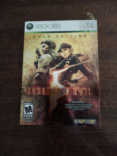 Juego Original Físico Residente Evil 5 Gold Edition Xbox360