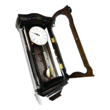 Reloj Con Pendulo  De Madera Para Colgar En Pared - Antiguo