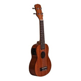 Ukulele Elétrico Soprano 21se Sapele Natural Malibu + Bag