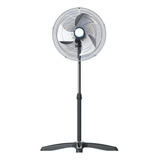 Ventilador Pedestal 18 Pulgadas Vec-18m80n Aspas Metalicas Color De La Estructura Negro Diámetro 45 Cm