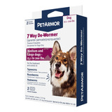 Petarmor - Desgusano Desparasitador Para Perros (7 Vias, Pir