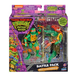 Playmates Tmnt Mm Mikey Vs Leatherhead Battle Pack