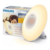 Reloj Despertador Philips Wake-up Light Luz Alarma Gradual Color Blanco