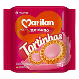 Biscoito Bolacha Marilan Tortinha Sabor Morango 300g Top