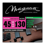 Cuerdas Magma Bajo 5 Cuerdas Coated 45-130 Medium Be175ed