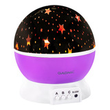 Velador Luna Estrellas Gadnic Led Cálida 8 Modos Silencioso