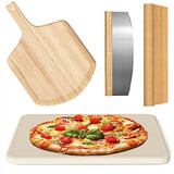 Set De 4 Piedras Rectangulares Pizza, 15  Gran Piedra P...