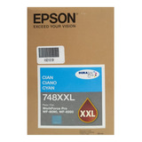 Cartucho Epson 748xxl Cian Wf-6090 Wf-6590 Durabrite, Fac