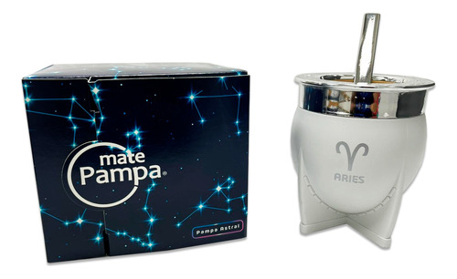 Mate Pampa Signos Del Zodiaco Térmico Bombilla Astral Yerba 