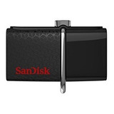 Unidad Sandisk 32gb Ultra Dual Usb 3.0 Color Negro