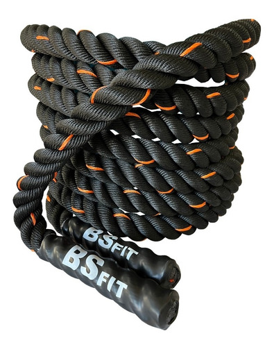 Soga Battle Rope De Ondulación 38mm 9mts Entrenamiento Bsfit