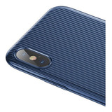 Capinha Audio Azul Compatível Com iPhone X