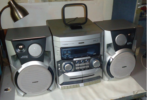 Equipo Musica Philips C/ Cd Radio Casete Auxiliar No Envio