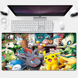 Pokemon Pikachu Anime Gamer Grande Tapete Mousepad  80*40 Cm