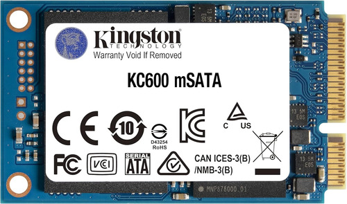 Kingston Ssd Kc600 256gb Msata 3d Tlc Nand Skc600ms/256g