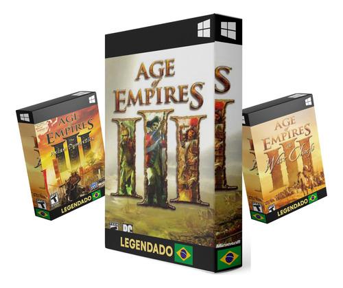 Promoção Age Of Empires 3 Todas As Expansões Em Pt-br