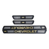 Embellecedores Autos Estribo Chevrolet Dorado Plata 4 Pzas