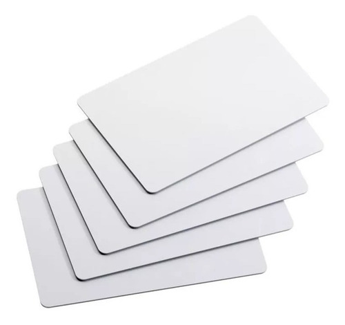 Tarjeta Pvc Nfc Ntag215 Sólida Resistente - En Blanco 10 Pz