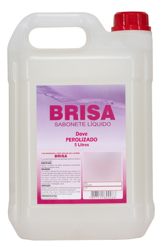 Sabonete Brisa Dove Perolizado 5l  Toque Aveludado