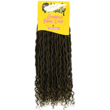 Aplique Black Beauty Goddess Faux Locs 300 G Crochet Braid