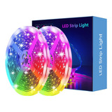 Tira De Luz Led Rgb Wifi 10m(2*5m) Con Control Remoto 