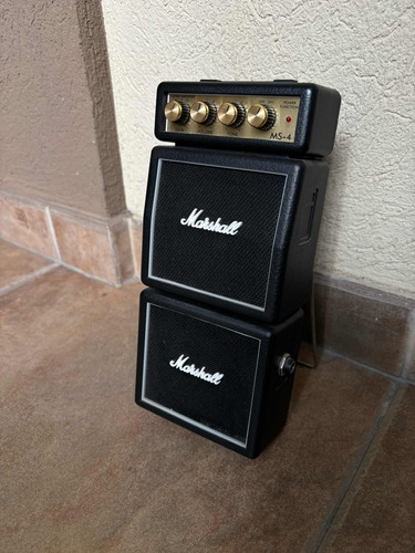 Mini Amplificador Guitarra Electrica Marshall Ms4 Doble 4w