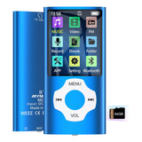 Mymahdi 64gb Mp3 Player With Bluetooth 5.2, Lcd Screen Mu...