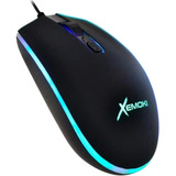 Mouse Gamer Xemoki Usb Rgb Croma 800 1200 1600 Dpi Gaming Pc Color Negro