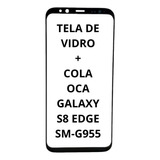 Tela Vidro Frontal Oca S Touch Display Galaxy S8 Edge 