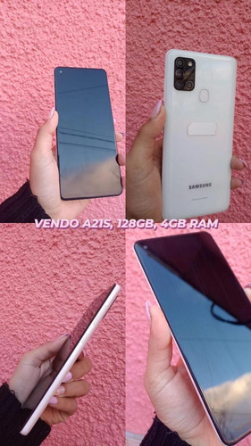 Celular Samsung Galaxi A21s, Color Blanco